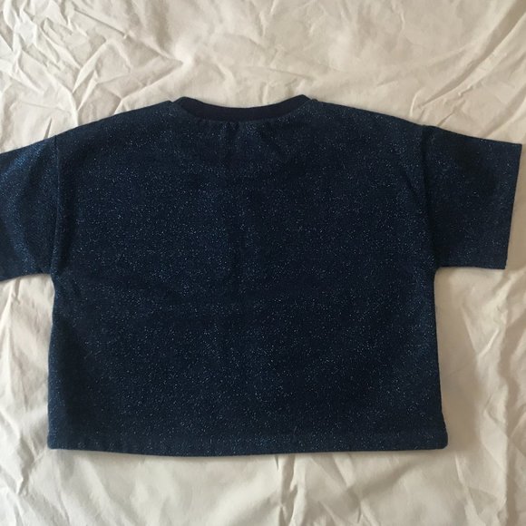 Sparkly blue COS top - Picture 3 of 4